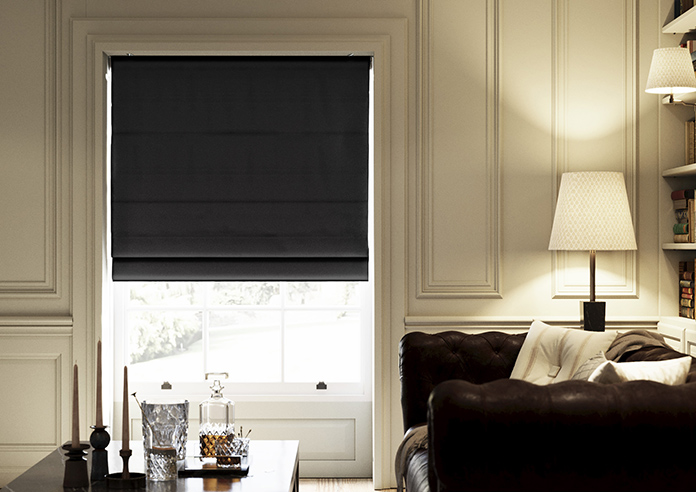 Norleigh, Noir - Twist&Fit Roman Blind - Image 3